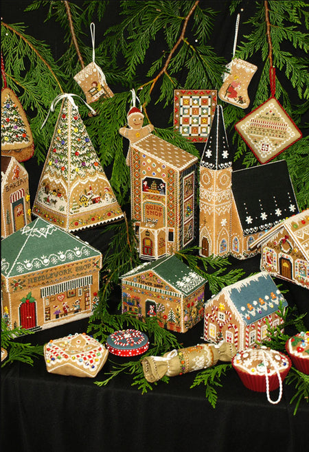 Gingerbread Village and Collection - Christmas Embroidery and Cross Stitch Patterns