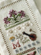 M is for Mother Sampler - Alphabet Series 13 of 24 - Embroidery and Cross Stitch Pattern - PDF Download