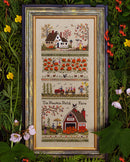 Pumpkin Patch Farm - Small Farm Series - Halloween Embroidery and Cross Stitch Pattern