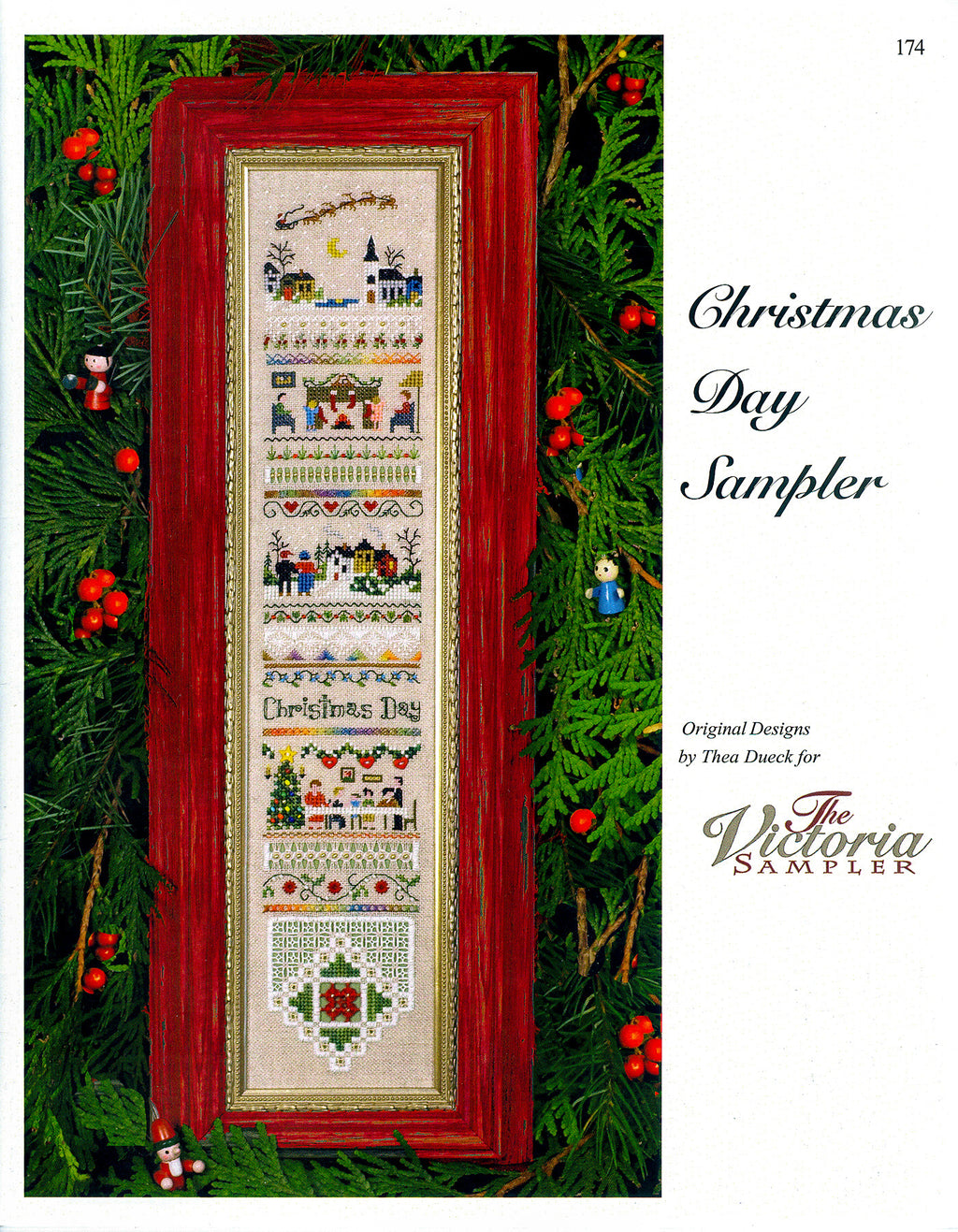 The Victoria Sampler Christmas Day Sampler Leaflet