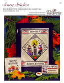 Scary Stitches - Box Top, Needlebook, Nametag, and Scissors Fob - Halloween Embroidery and Cross Stitch Pattern - PDF Download