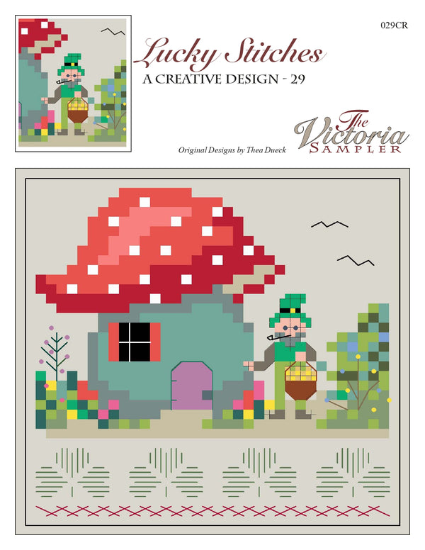 Lucky Stitches - Creative Collection - Embroidery and Cross Stitch Pattern - PDF Download