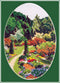 Butchart Gardens, Lamppost, and B.C. Dogwood - Canadian Cross Stitch Pattern - PDF Download