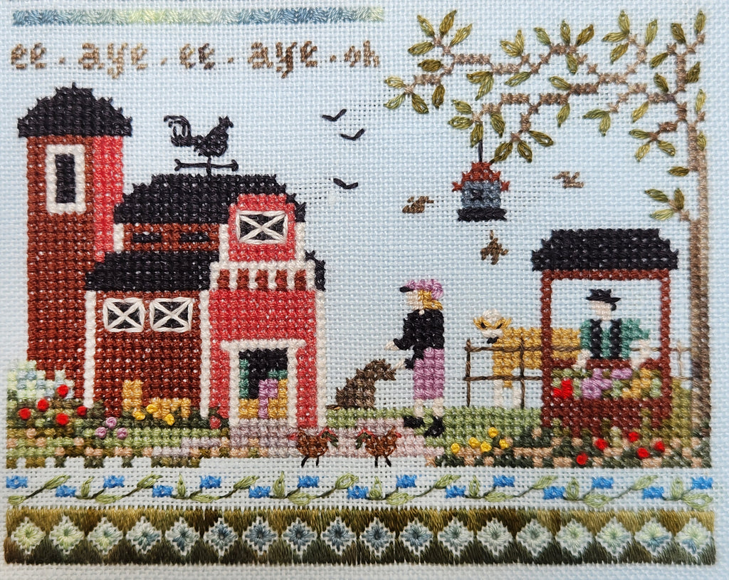 Old McDonald`s Farm - Small Farm Series - Embroidery and Cross