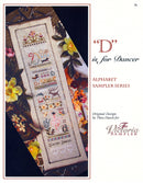 D is for Dancer Sampler - Alphabet Series 4 of 24 - Embroidery and Cross Stitch Pattern - PDF Download