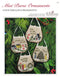 Mini Purse Ornaments - Embroidery and Cross Stitch Pattern - PDF Download