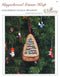 Gingerbread Scissors Keep - Ornament - Counted Cross Stitch Pattern - PDF Download