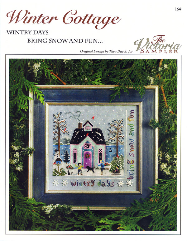 Winter Cottage - Cottage Series - Cross Stitch Pattern - PDF Download