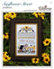 Sunflower Street Sampler - Embroidery and Cross Stitch Pattern - PDF Download