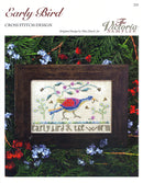 Early Bird Sampler - Embroidery and Cross Stitch Pattern - PDF Download