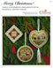 Merry Christmas Gingerbread Ornaments - Embroidery and Cross Stitch Pattern - PDF Download