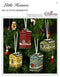 Little Houses - Ornaments - Embroidery and Cross Stitch Pattern - PDF Download