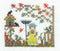 Autumn Garden Sampler - Victorian Garden Series - Embroidery and Cross Stitch Pattern - PDF Download