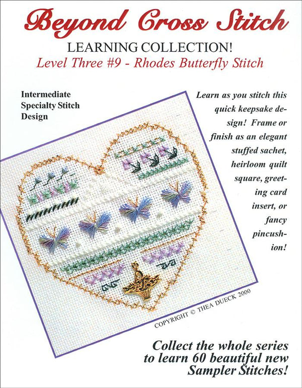 The Victoria Sampler - BCS 3-09 Butterflies Pattern (PDF Download)  - needlework design company