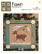 Bitty Buttons Fawn - Counted Cross Stitch Pattern - PDF Download
