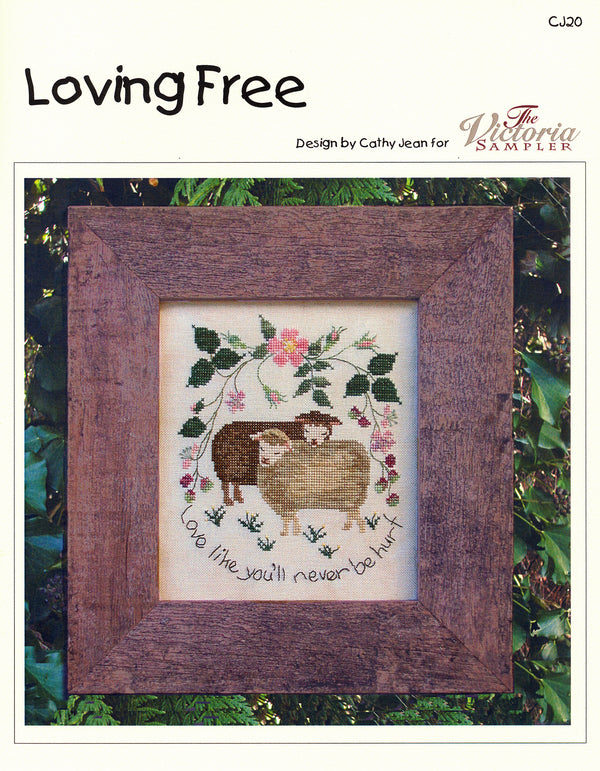 Loving Free - Counted Cross Stitch Pattern - PDF Download