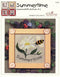 Bitty Buttons Summertime - Counted Cross Stitch Pattern - PDF Download