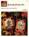 Boo Buttons 4  - Halloween Ornaments - Counted Cross Stitch Pattern - PDF Download