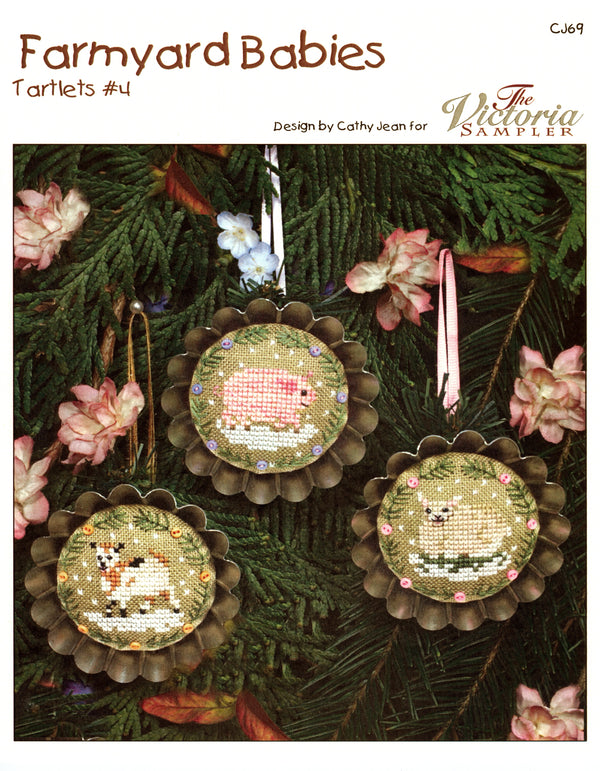 Farmyard Babies - Ornaments - Counted Cross Stitch Pattern - PDF Download