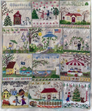 A Year In Stitches Sampler - Creative Collection - Embroidery and Cross Stitch Pattern - PDF Download