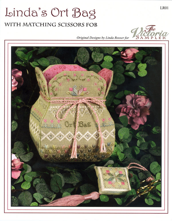 Linda`s Ort Bag - Embroidery and Cross Stitch Pattern - PDF Download
