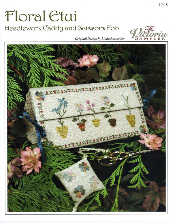 Floral Etui - Embroidery and Cross Stitch Pattern - PDF Download