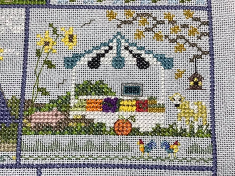 A Year In Stitches: September - Creative Collection - Embroidery and Cross Stitch Pattern - PDF Download