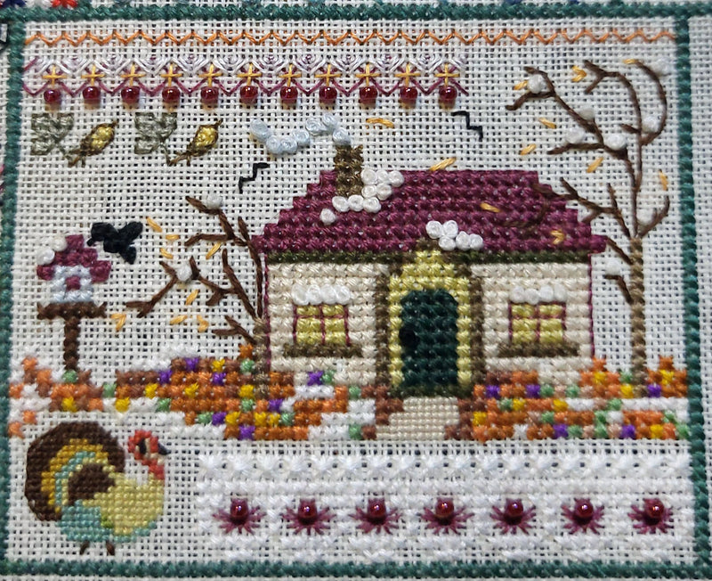 A Year In Stitches: November - Creative Collection - Embroidery and Cross Stitch Pattern - PDF Download
