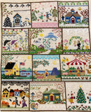 A Year In Stitches Sampler - Creative Collection - Embroidery and Cross Stitch Pattern - PDF Download