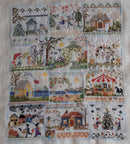 A Year In Stitches Sampler - Creative Collection - Embroidery and Cross Stitch Pattern - PDF Download