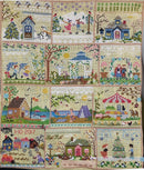 A Year In Stitches Sampler - Creative Collection - Embroidery and Cross Stitch Pattern - PDF Download