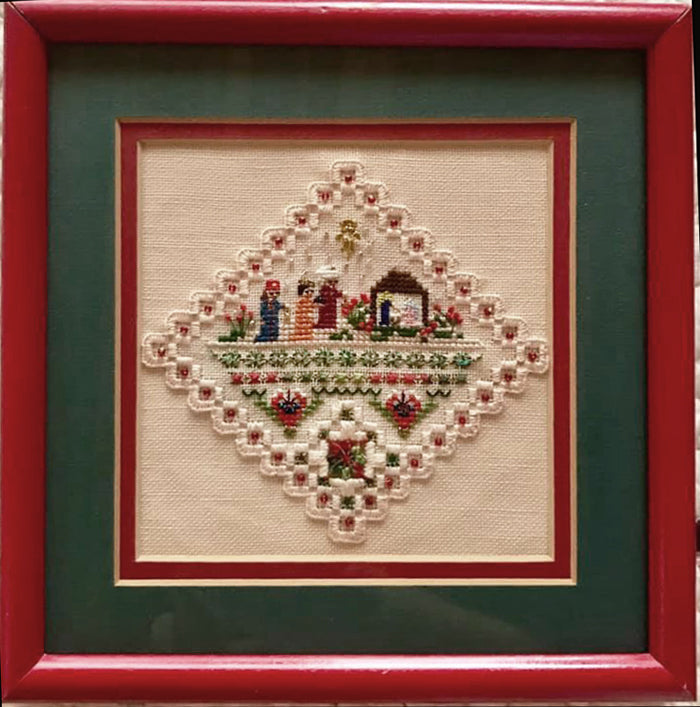 Nativity Ornament - Creative Collection - Embroidery and Cross Stitch Pattern - PDF Download