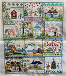 A Year In Stitches Sampler - Creative Collection - Embroidery and Cross Stitch Pattern - PDF Download