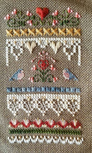 Love Birds Sampler - Embroidery and Cross Stitch Pattern - PDF Download