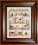 A Year In Stitches Sampler - Creative Collection - Embroidery and Cross Stitch Pattern - PDF Download