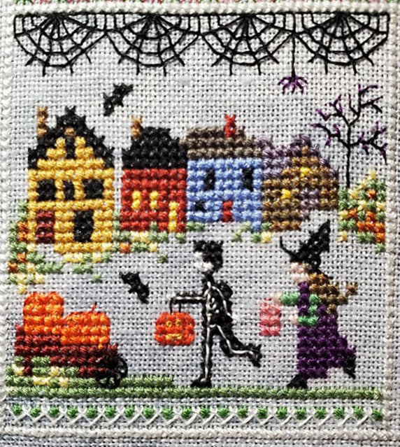 A Year In Stitches: October - Creative Collection - Embroidery and Cross Stitch Pattern - PDF Download