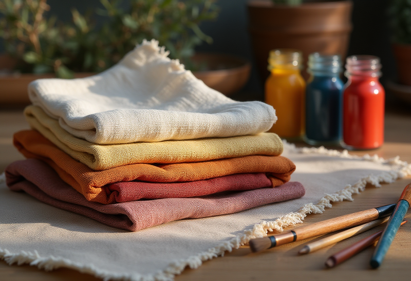 Dyeing Your Fabrics for Stitching