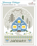 January Cottage - Creative Collection - Cross Stitch Pattern - PDF Download