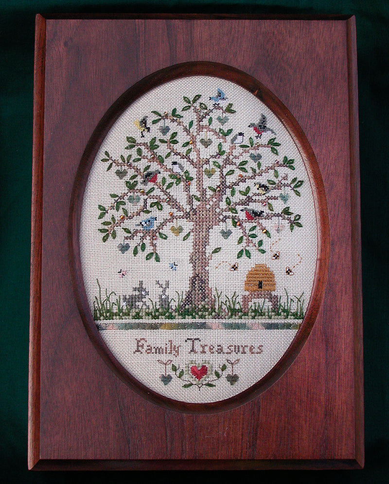 Heirloom Family Sampler - Embroidery and Cross Stitch Pattern - PDF Download