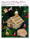 Gingerbread Stitching House - Gingerbread Village - Christmas Embroidery and Cross Stitch Pattern - PDF Download