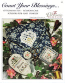 Count Your Blessings Etui - Etui Pinkeep Scissors Case and Fob - Embroidery and Cross Stitch Pattern - PDF Download