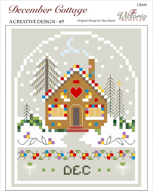 December Cottage - Creative Collection - Cross Stitch Pattern - PDF Download