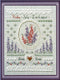 Birthday Needleroll Sampler - July - Embroidery and Cross Stitch Pattern - PDF Download