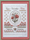 Birthday Needleroll Sampler - November - Embroidery and Cross Stitch Pattern - PDF Download