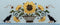 Sunflower Street Sampler - Embroidery and Cross Stitch Pattern - PDF Download