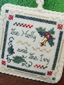 BCS 1-01 The Holly and The Ivy - Beyond Cross Stitch (BCS) - Rice Stitch - Christmas Embroidery and Cross Stitch Pattern - PDF Download