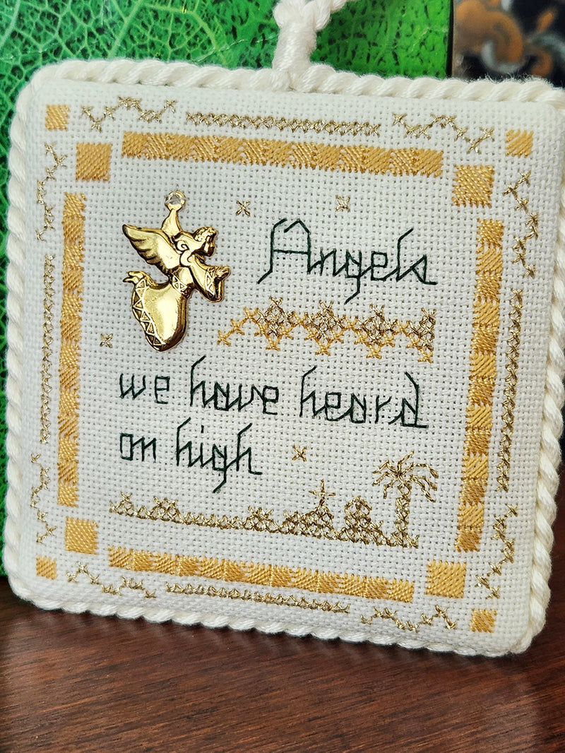 BCS 1-02 Angels We Have Heard - Beyond Cross Stitch (BCS) - Scotch Stitch - Christmas Embroidery and Cross Stitch Pattern - PDF Download