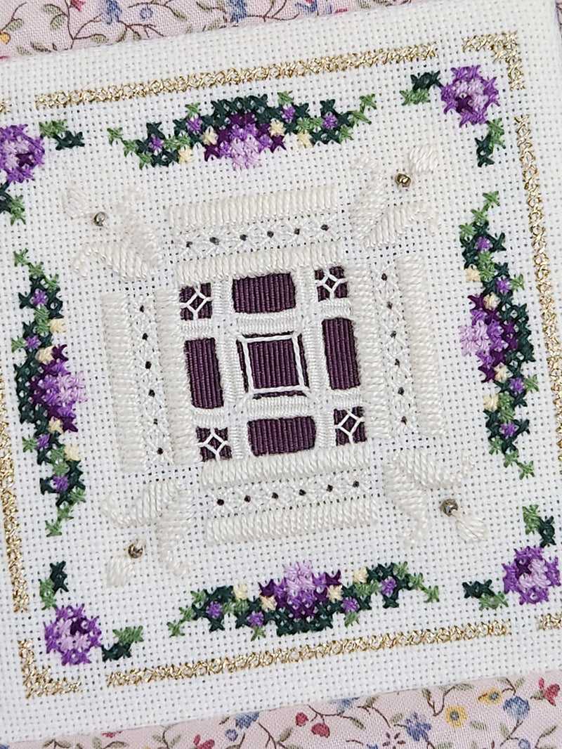 BCS 5-07 Lavender Summer - Beyond Cross Stitch (BCS) Learning Series - Embroidery and Cross Stitch Pattern - PDF Download