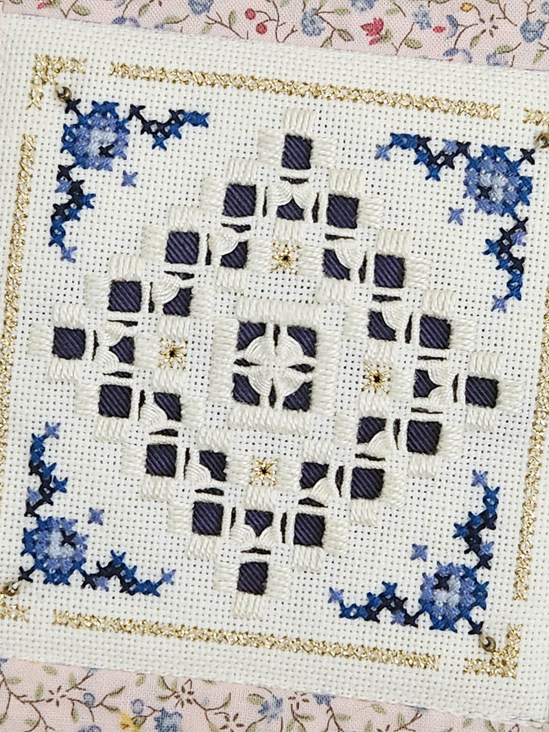 BCS 5-09 Delft Tile - Beyond Cross Stitch (BCS) Learning Series - Embroidery and Cross Stitch Pattern - PDF Download