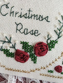 BCS 2-01 Christmas Rose - Beyond Cross Stitch (BCS) Learning Series - Embroidery and Cross Stitch Pattern - PDF Download